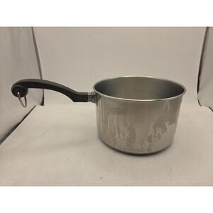 Vintage Farberware 2 1/2 QT.  Saucepan No Lid Aluminum Clad Stainless Steel
